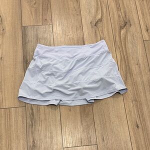 Lululemon Athletica Soft Gray Skort